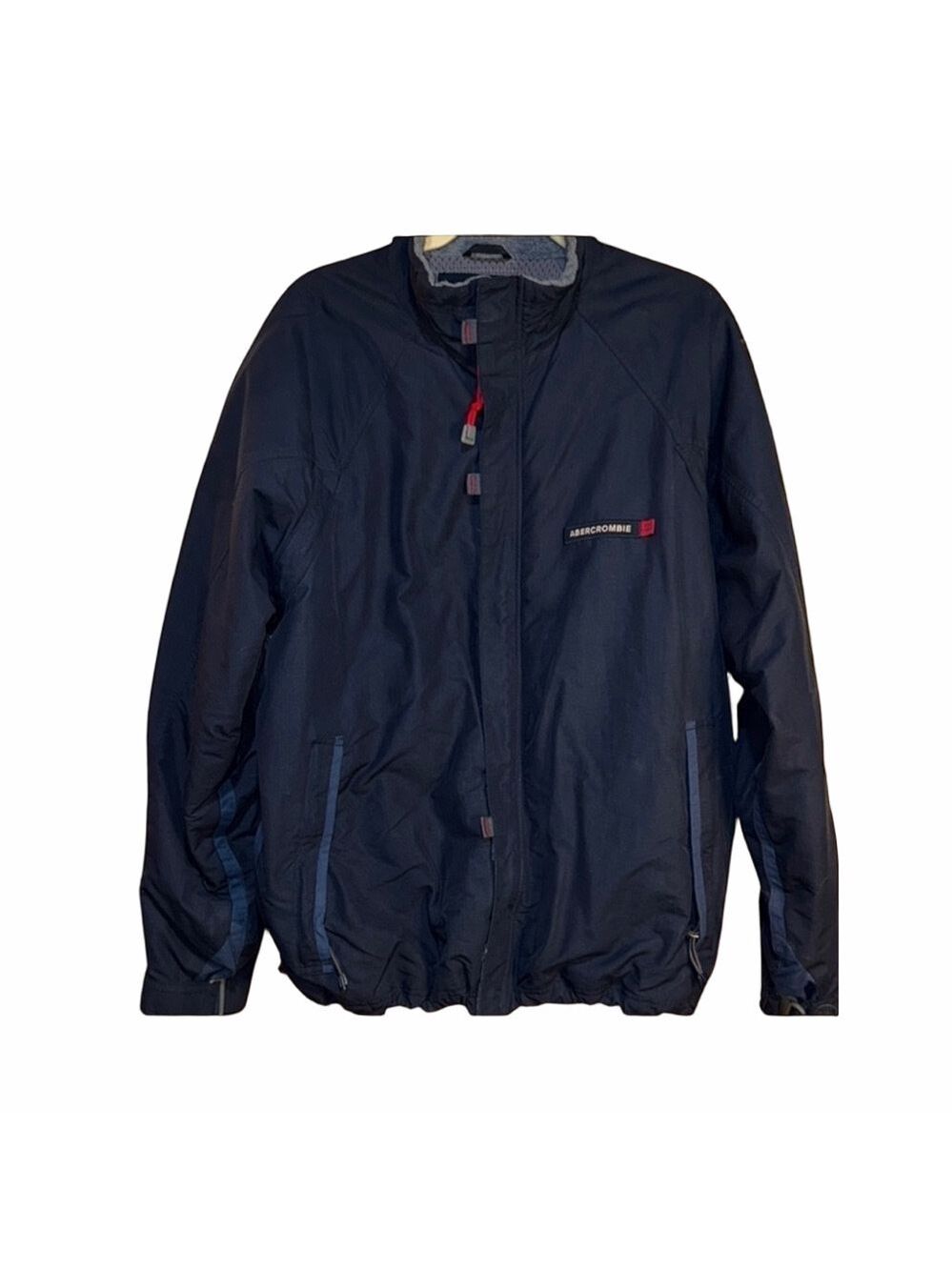 Abercrombie & Fitch Men's Large Dark Blue Performance Jacket